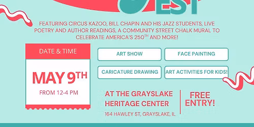 MayFest - Hosted by the Grayslake Arts Alliance & Grayslake Heritage Center