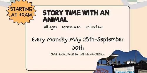 Storytime on the Beach (Free Community Class)