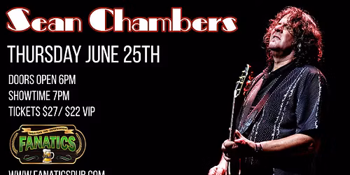 Sean Chambers w\/ The Savoy Brown Rhythm Section
