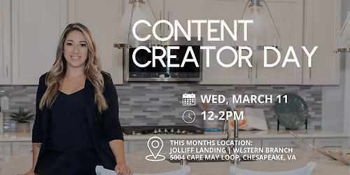 Content Creator Day | March