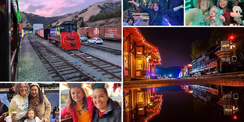 12\/2: Niles Canyon Railway Holiday Train of Lights! Santa Claus! Historic Train! Fun Decorations!