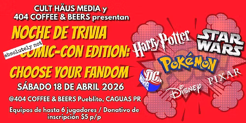 NOCHE DE TRIVIA: FANDOM EDITION!