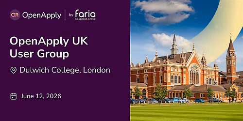 OpenApply UK User Group