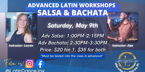 Advanced Salsa\/Bachata Workshops - LDJ