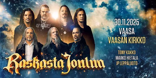 RASKASTA JOULUA \u2013 AKUSTINEN KONSERTTI VAASAN KIRKOSSA