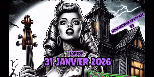 Psycho attack over Puisaye \u2620\ufe0f Wampas Psycho + Batmobile + Astro Zombies + Dead Bollox \ud83e\udd87\ud83d\udd78