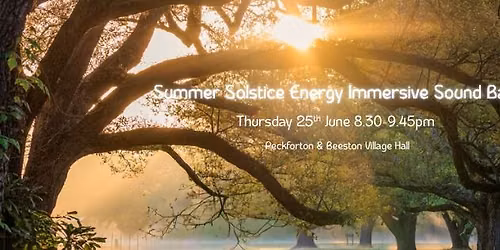 Summer Solstice Energy Immersive Sound Bath