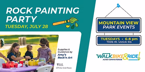 Rock Painting Party (Walk Bike & Ride Event)