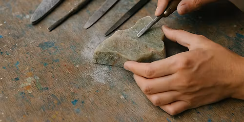 Stone Carving by the River | Elora