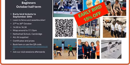 Half term - Beginners fencing course