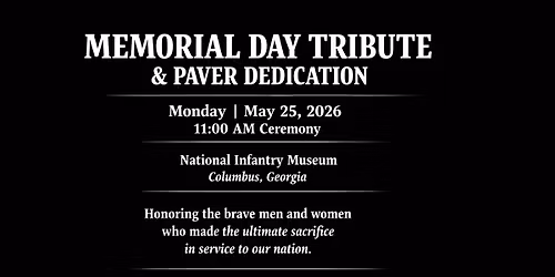 Memorial Day Tribute & Paver Dedication
