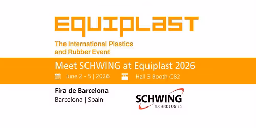 Meet SCHWING at Equiplast 2026 in Barcelona!