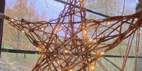 Willow star making at Pooley Country park