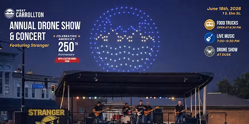 Annual Drone Show and Concert featuring Stranger