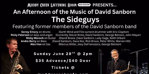 The Sideguys - An Afternoon of the Music of David Sanborn