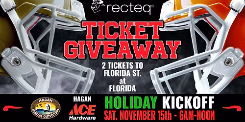 Collegiate Tour Ticket Giveaway Stop- Florida State vs. Florida