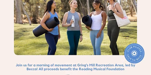 Outdoor Mat Pilates Class for a Cause! RMF x Club Pilates Wyomissing
