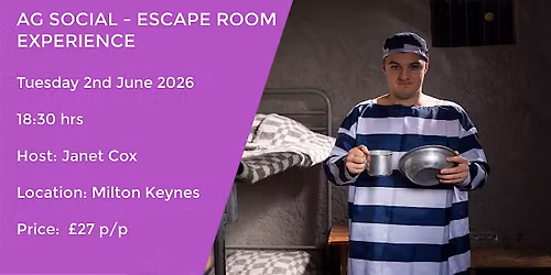 AG SOCIAL - ESCAPE ROOM EXPERIENCE (MILTON KEYNES)