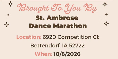 Dine to Donate Fundraiser Night - St. Ambrose Dance Marathon