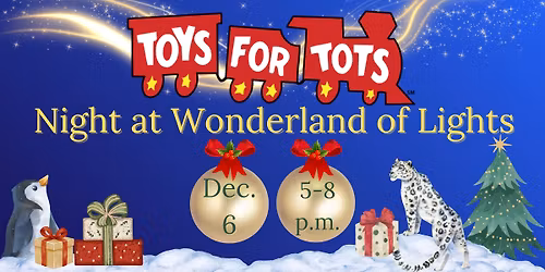 Toys for Tots Night at Wonderland of Lights