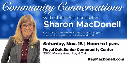 Community Conversation in Royal Oak!