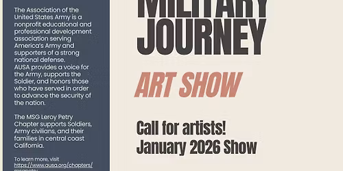 My Military Journey Veteran's Art Show