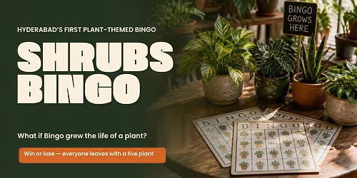 Shrubs Bingo.