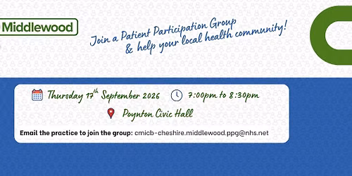 Poynton Patient Participation Group Meeting