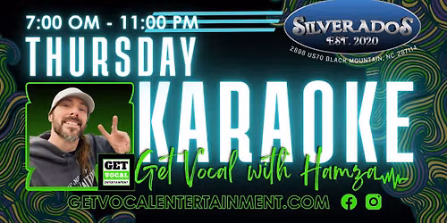Get Vocal with Hamza, Thursday at Silverados