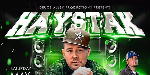HAYSTAK LIVE IN NORTH TOPEKA FEAT: CREMRO SATURDAY MAY 30TH 2026 @ THE WOODSHED TOPEKA,KS