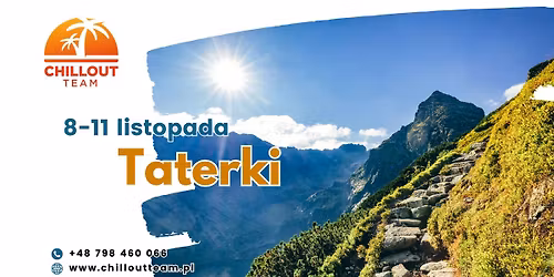 Taterki po sezonie! z Chillout team. Zapisy od 5 lipca!