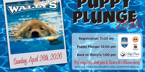 Charity Puppy Plunge