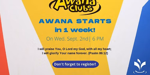 AWANA Clubs 2026-2027 Night 1