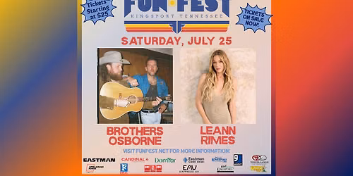Fun Fest Sunset Concert Series with double headliners LeAnn Rimes and Brothers Osborne