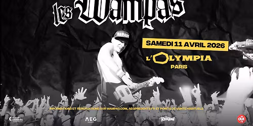 Les Wampas \u2022 L'Olympia, Paris \u2022 11 avril 2026