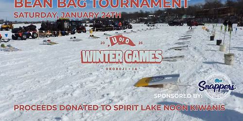 Winter Games Bean Bag Tournament sponsored by Snappers Turtle Bay Cafe 