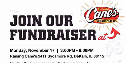 Raising Cane's Fundraiser
