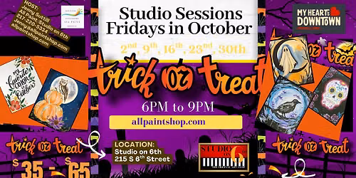 Studio Sessions Friday Night @ Studio on 6th OCTOBER