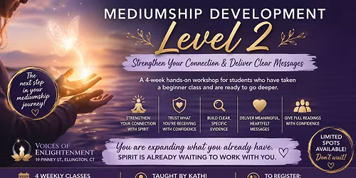 Mediumship Development Level 2 with Medium Kathi Munson