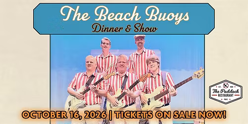 PBKC presents "The Beach Buoys" -A Tribute to The Beach Boys Dinner & Show