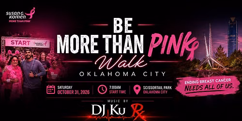 Susan G. Komen More Than Pink Walk Oklahoma City \ud83c\udf97\ufe0f ft. DJ Ku Rx