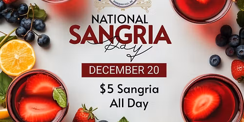 National Sangria Day @ HEADQUARTERS Winery