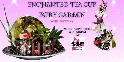 Enchanted Tea Cup Fairy Garden