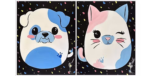 Adorable Puppy Squishmallow Fun - Paint and Sip in Houston | Classpop!\u2122