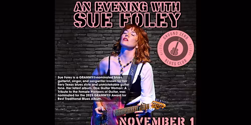 An Evening with Sue Foley