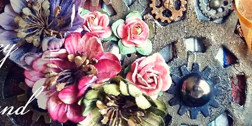 Let\u2019s Spill The Tea-Mixed Media Alice In Wonderland Theme