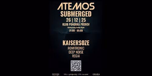 ATEMOS Submerged | Underground Techno Night