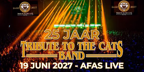 Jubileumconcert 25 jaar Tribute to the Cats band in Afas Live Amsterdam