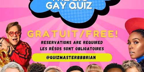 The Big Gay Quiz - Le Grand Quiz Gay