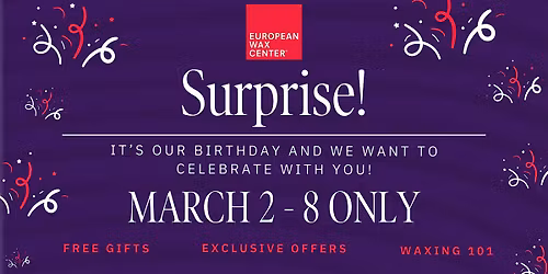 Surprise! Guest Appreciation Pop Up Party